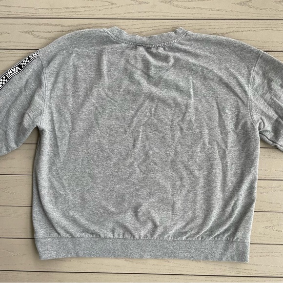 Vans Gray Checkered Crewneck Sweatshirt L - Picture 6 of 8